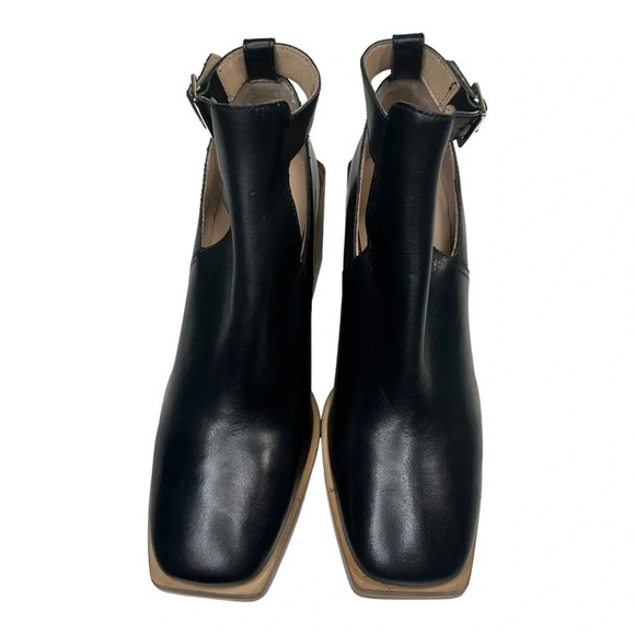 FREE PEOPLE BRADY BUCKLE SHOEBOOT IN BLACK  SZ: 40/9.0-9.5 - Picture 5 of 14